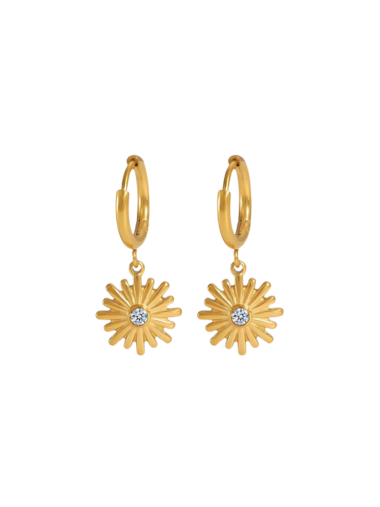 Alesi Creative Apollo Earrings Gold | The Ivy Plant Studio