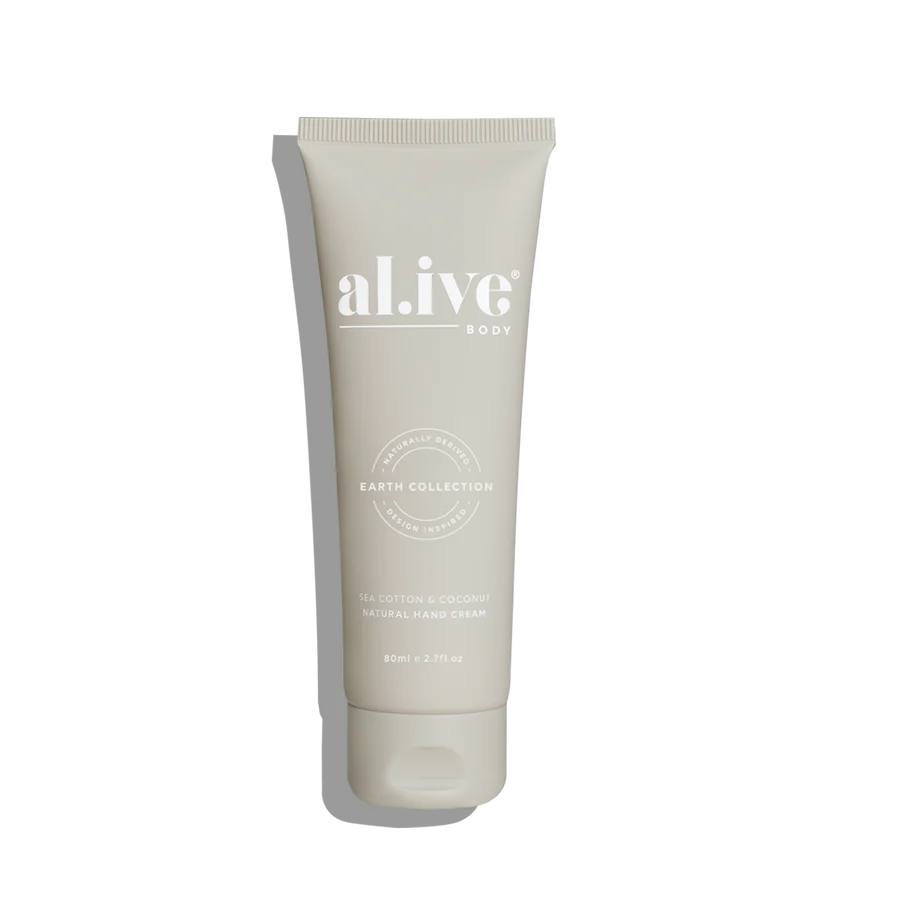 Alive Body Hand Cream - Sea Cotton & Coconut | The Ivy Plant Studio