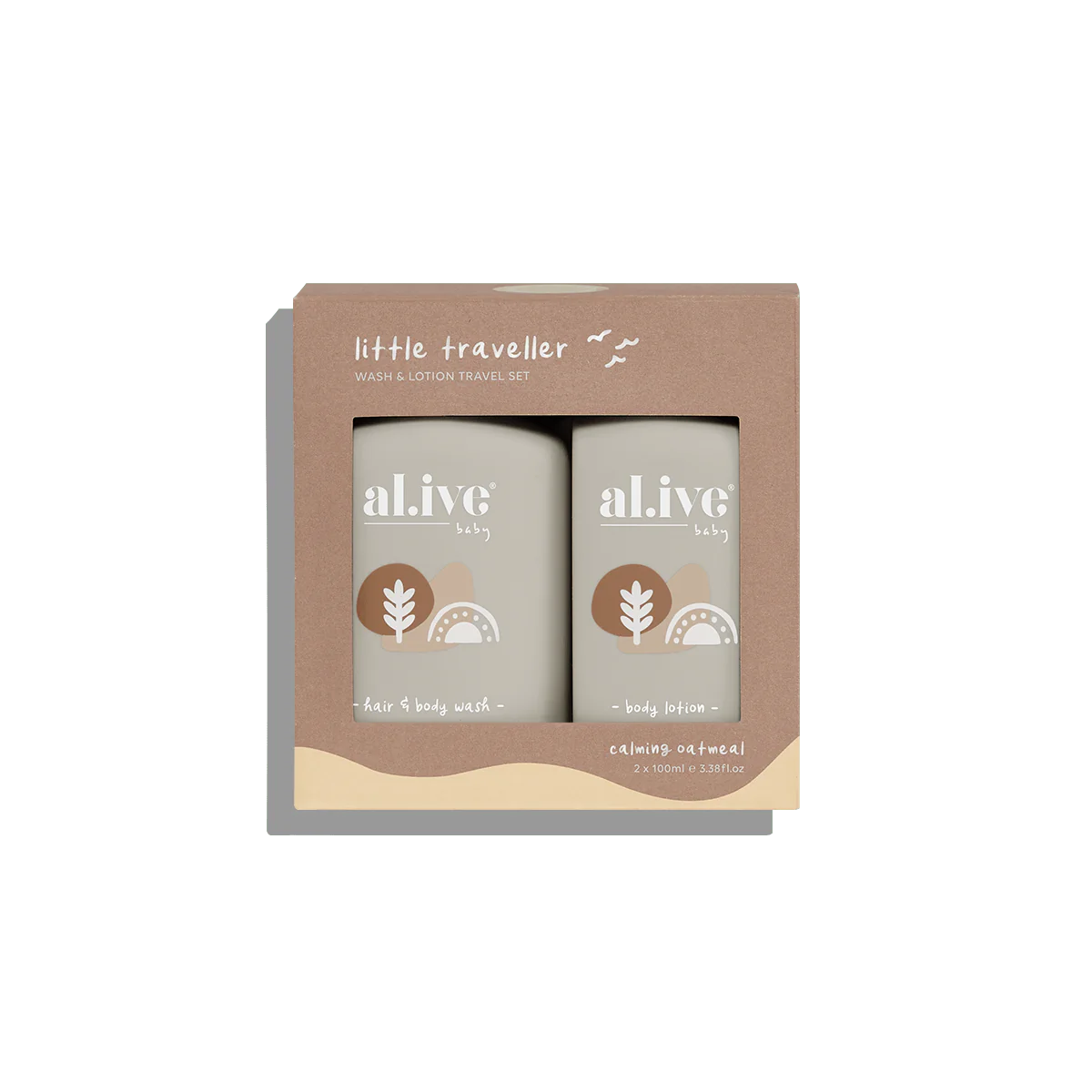 Alive Body Little Traveller - Wash & Lotion Travel Set | The Ivy Plant Studio 