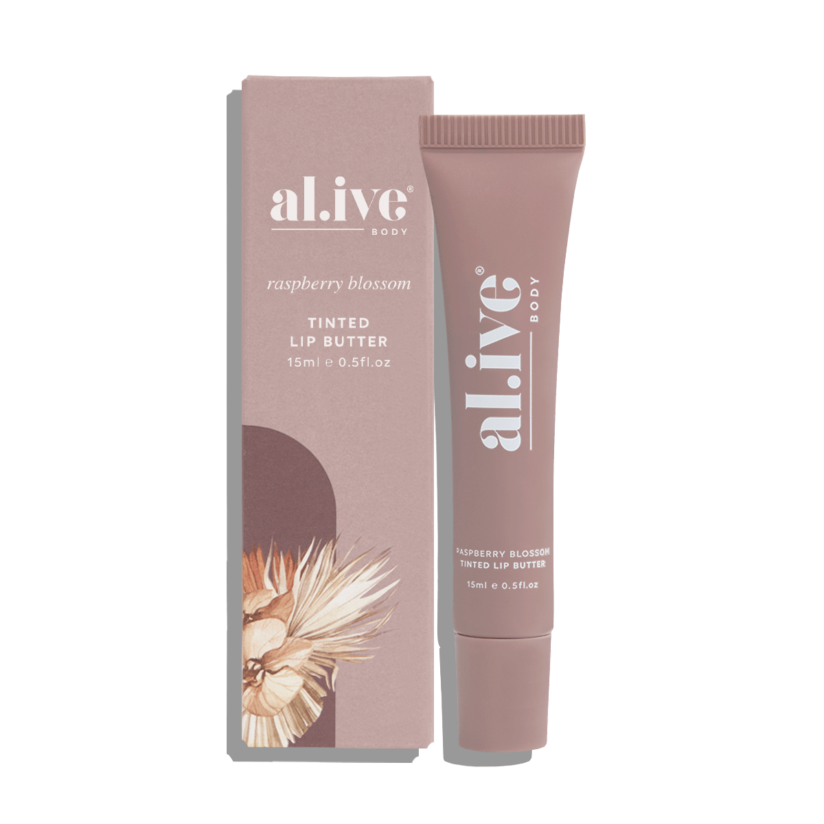 Alive Body Tinted Lip Butter - Raspberry Blossom | The Ivy Plant Studio 