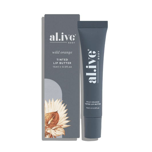 Alive Body Tinted Lip Butter - Wild Orange | The Ivy Plant Studio 