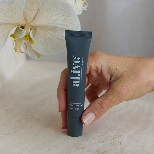 Alive Body Tinted Lip Butter - Wild Orange | The Ivy Plant Studio 