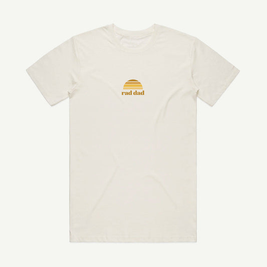 BANABAE RAD DAD CLASSIC TEE ORGANIC COTTON - NATURAL | THE IVY PLANT STUDIO 