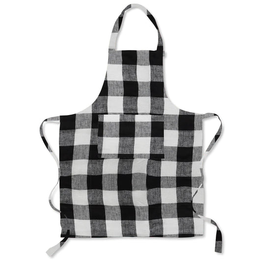 Kip n Co Black + White Gingham Apron | The Ivy Plant Studio