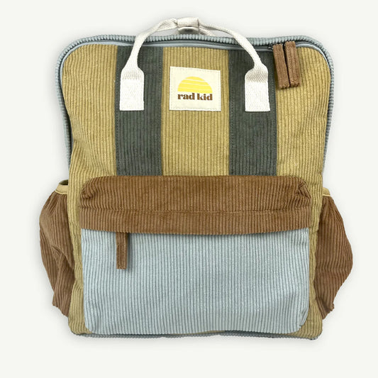 Banabae - CORDUROY SPLICE ECO KIDS BACKPACK - SCOUT | The Ivy Plant Studio