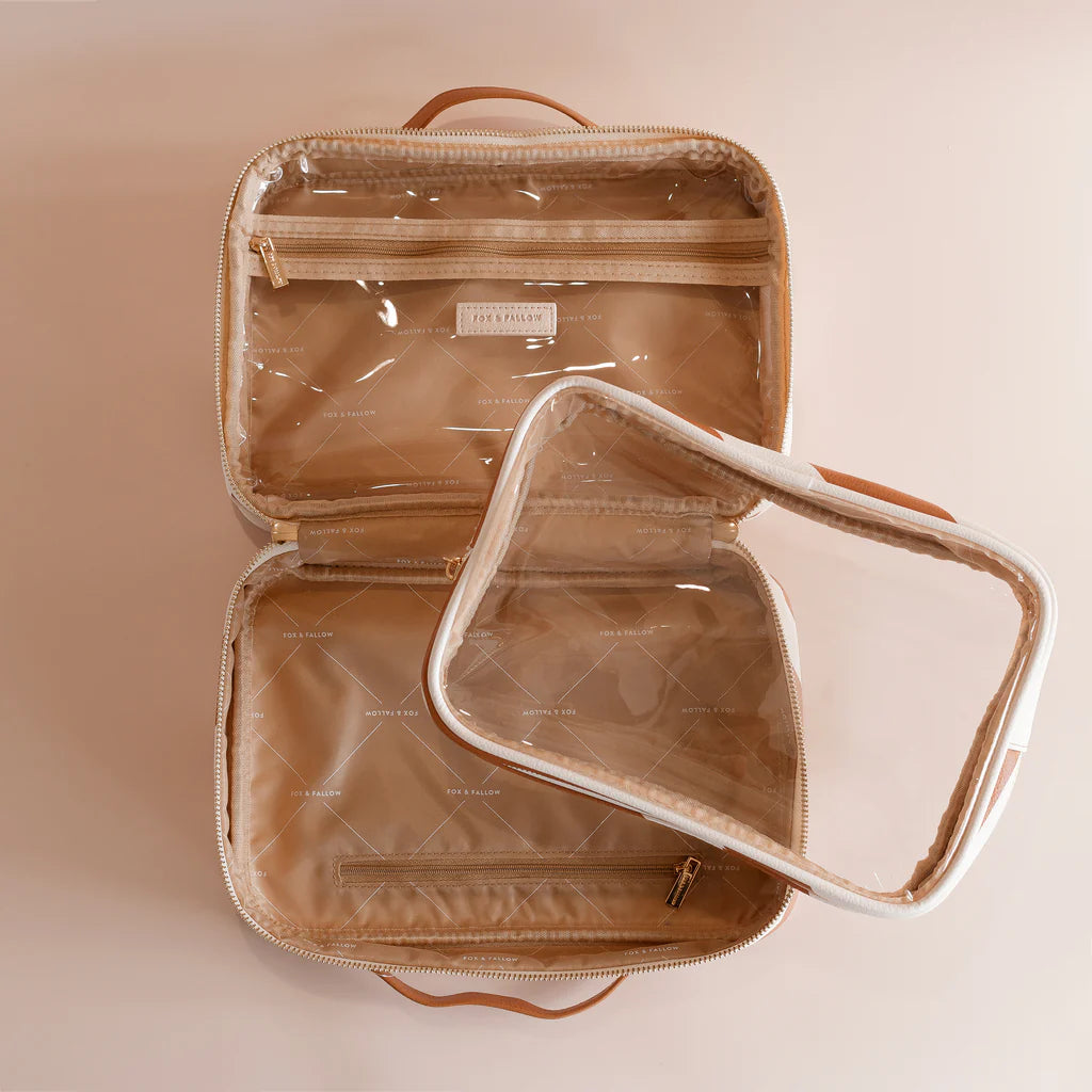 Fox & Fallow's Rust Swirl Cosmetic Bag  | The Ivy Plant Studio
