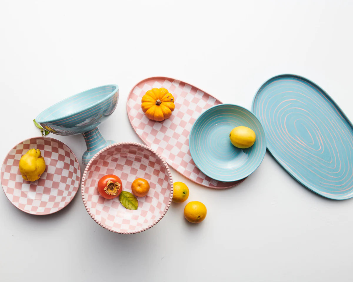 Kip & Co CHECKERED PLATTER | The Ivy Plant Studio 