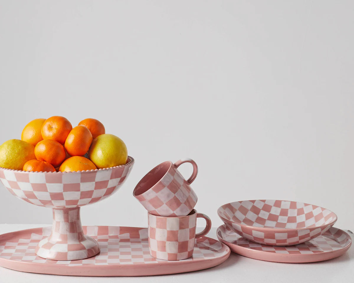 Kip & Co/Robert Gordon CHECKERED FRUIT BOWL | The Ivy Plant Studio 