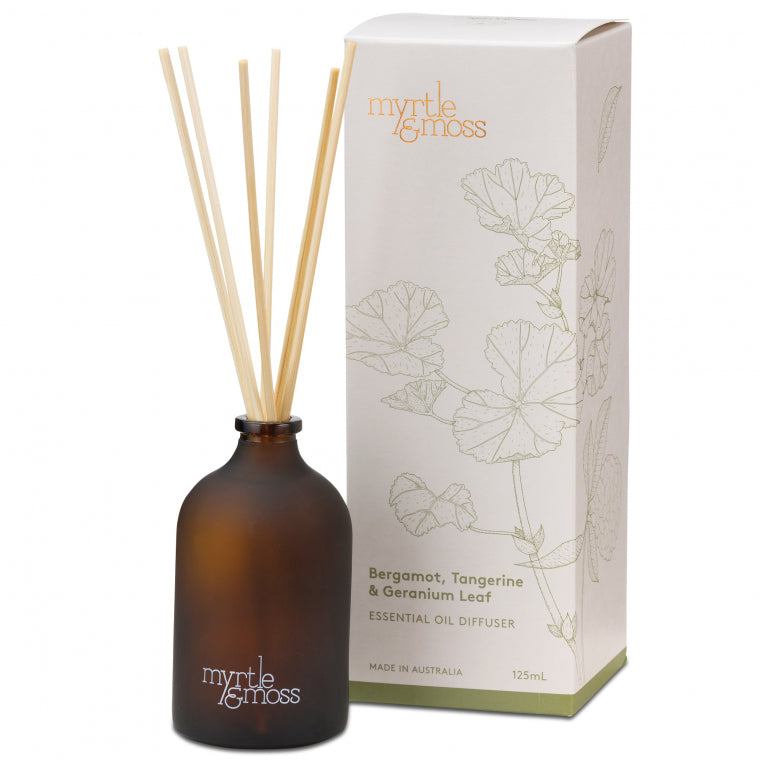 Myrtle & Moss Diffuser - Bergamot, Tangerine & Geranium Leaf | The Ivy Plant Studio