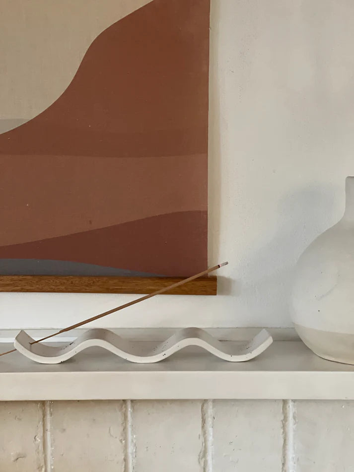 Waves Incense Holder