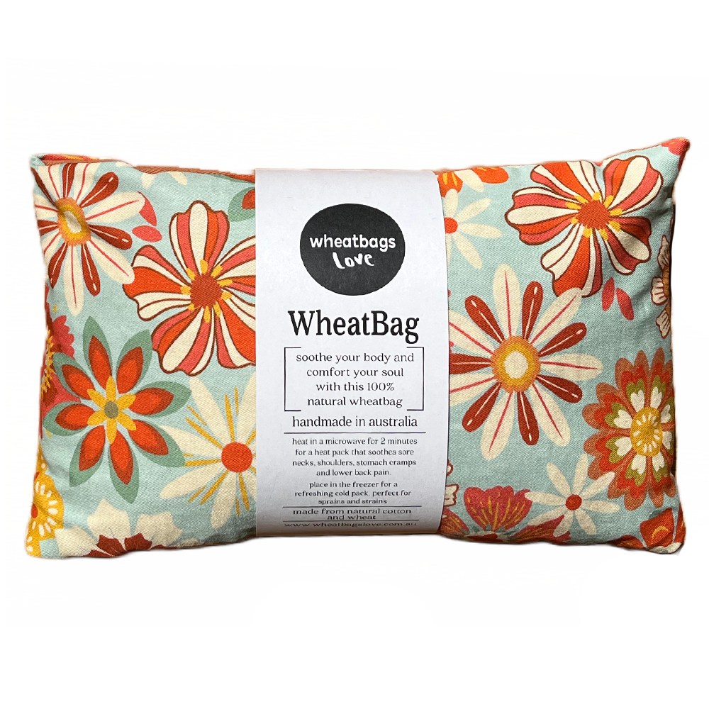 Wheatbags Love WHEATBAG GROOVY FLOWERS KHAKI | THE IVY PLANT STUDIO