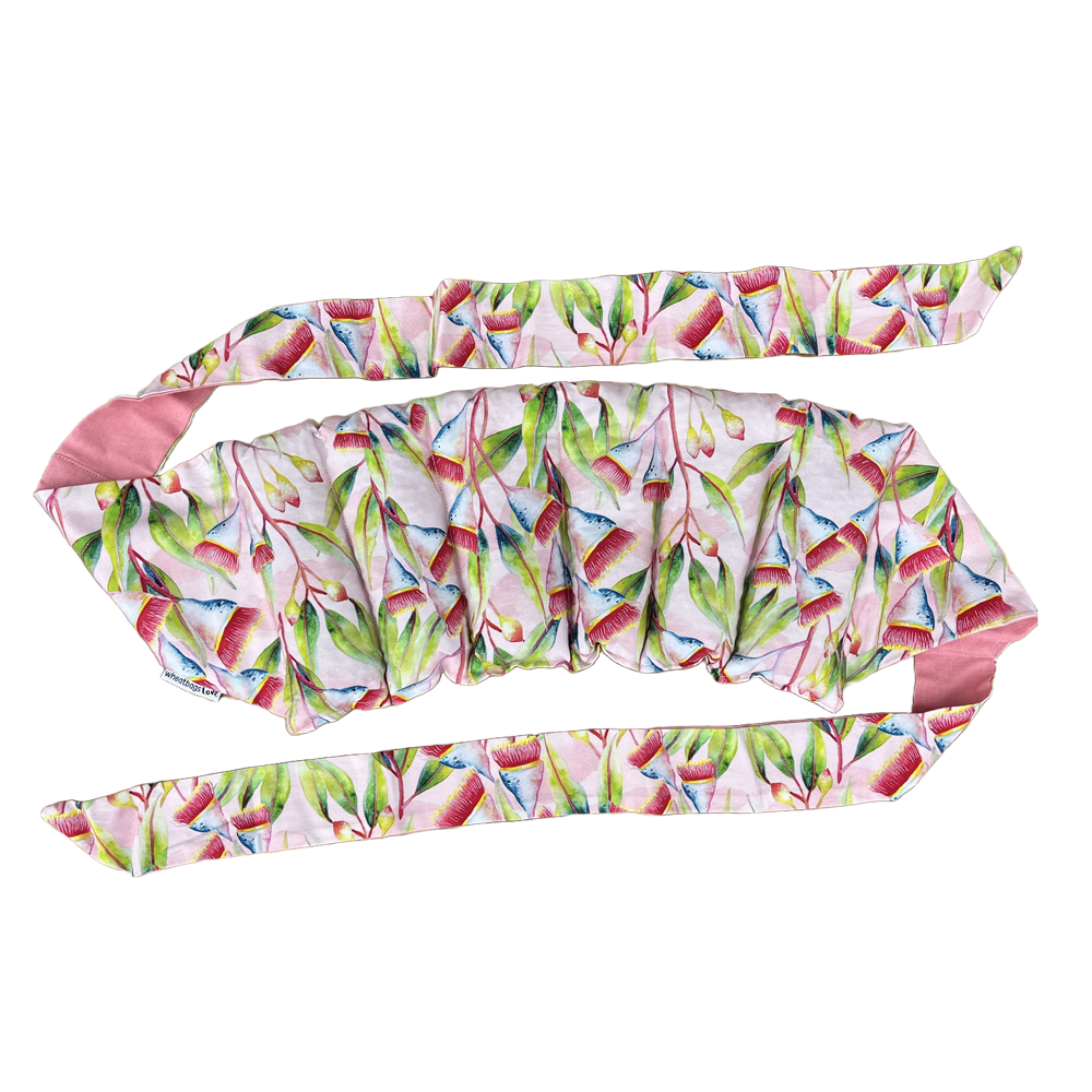 Wheatbags Love WRAP AROUND HEAT PACK - GUM BLOSSOM | THE IVY PLANT STUDIO