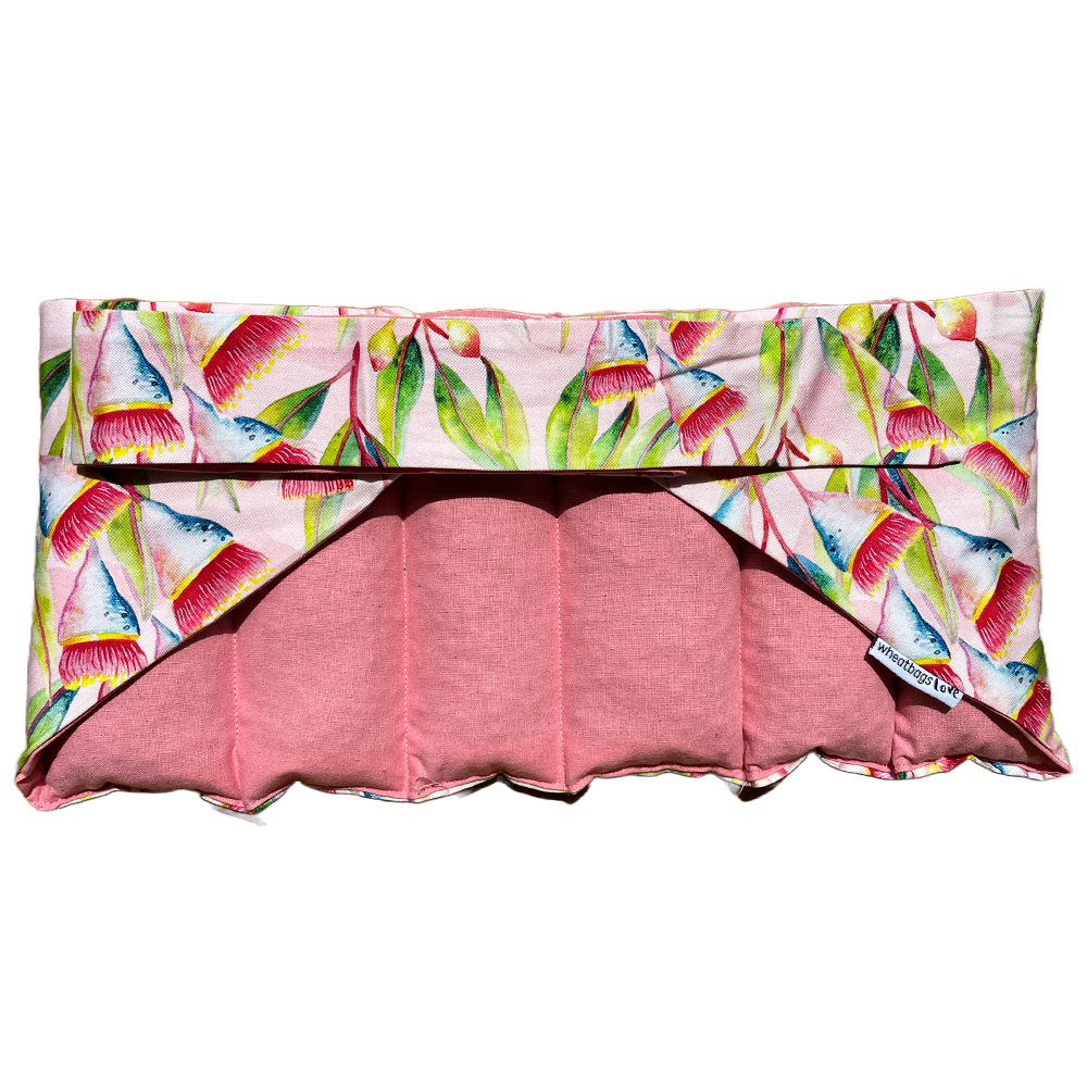 Wheatbags Love WRAP AROUND HEAT PACK - GUM BLOSSOM | THE IVY PLANT STUDIO