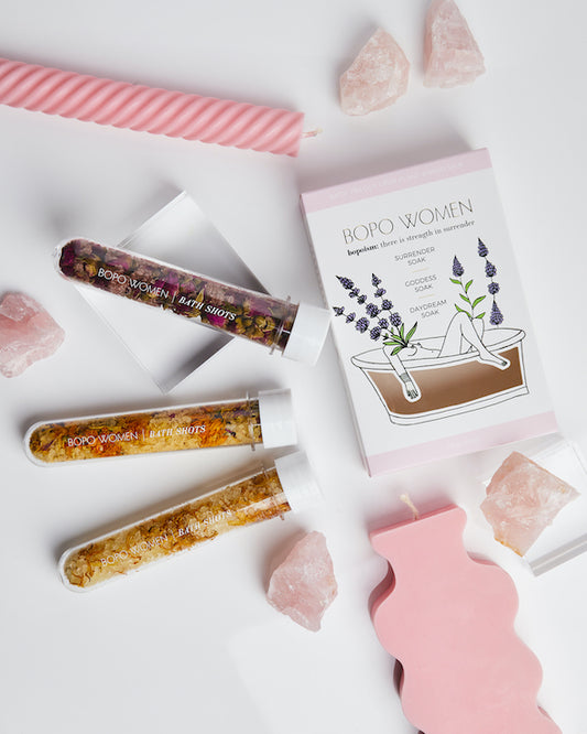 Bopo Women  bath triogy set | bopo | the ivy plant studio | bath soak  