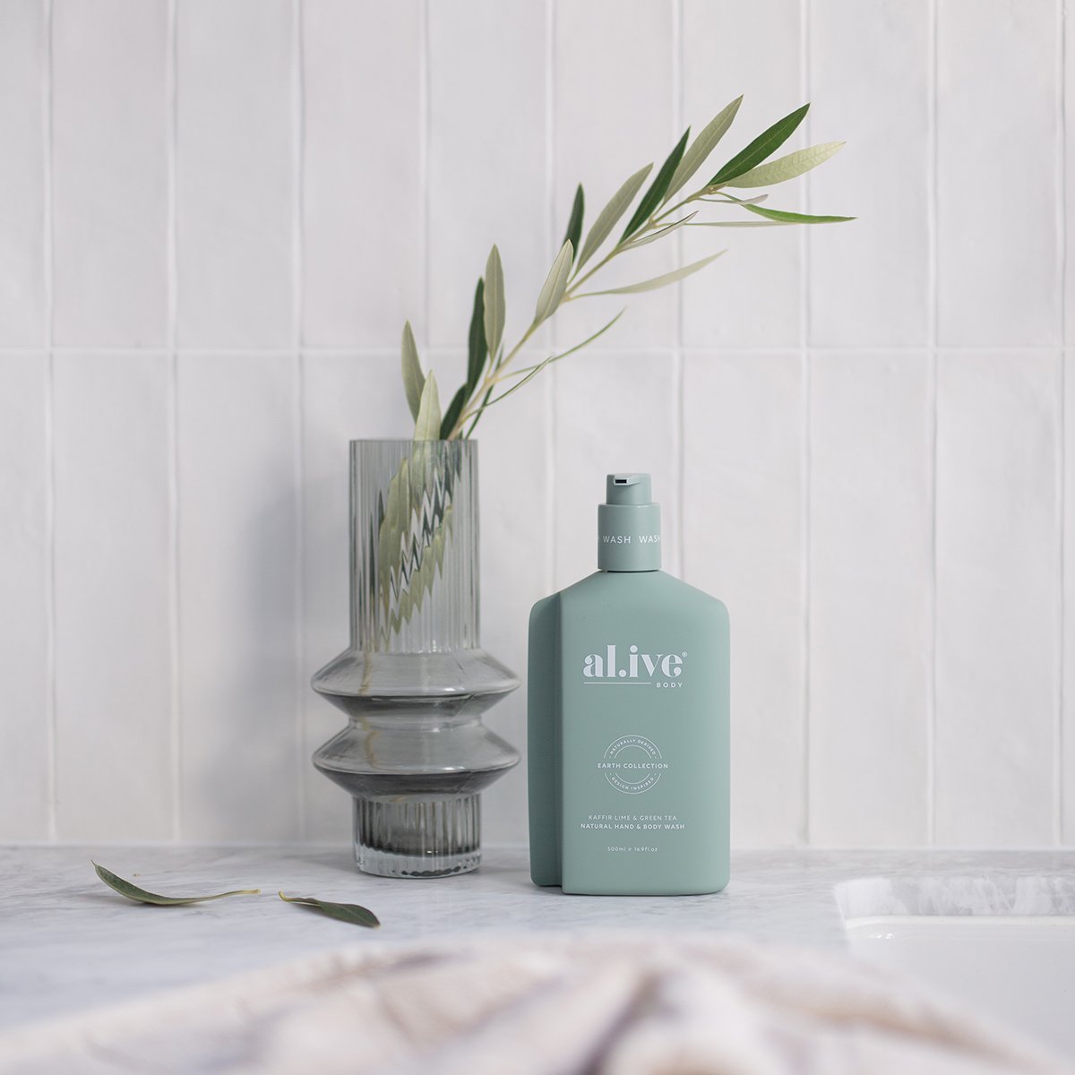 al.ive Body - Kaffir Lime & Green Tea Hand & Body Wash | The Ivy Plant Studio | Alive Body | Phillip Island | hand And Body Wash 